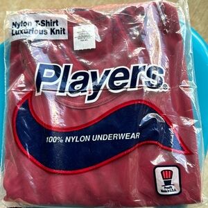 NOS Vintage Nylon Underwear T Shirt sz xl